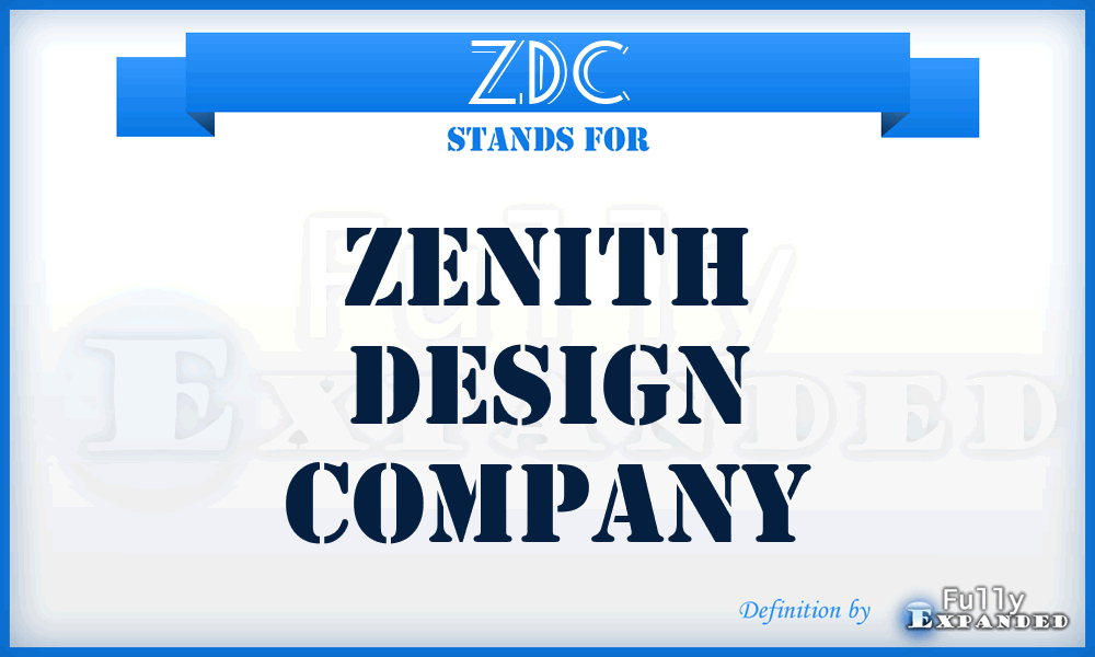 ZDC - Zenith Design Company