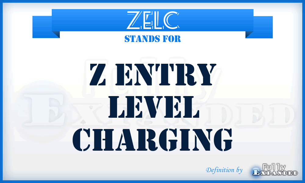 ZELC - Z Entry Level Charging