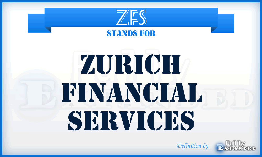 ZFS - Zurich Financial Services