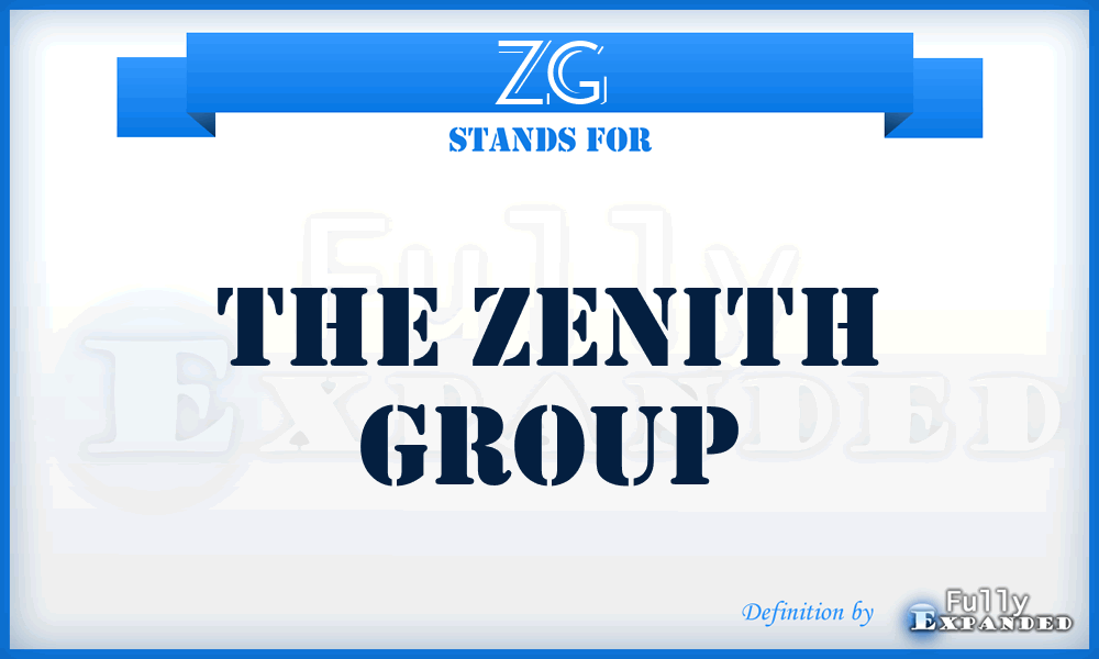 ZG - The Zenith Group