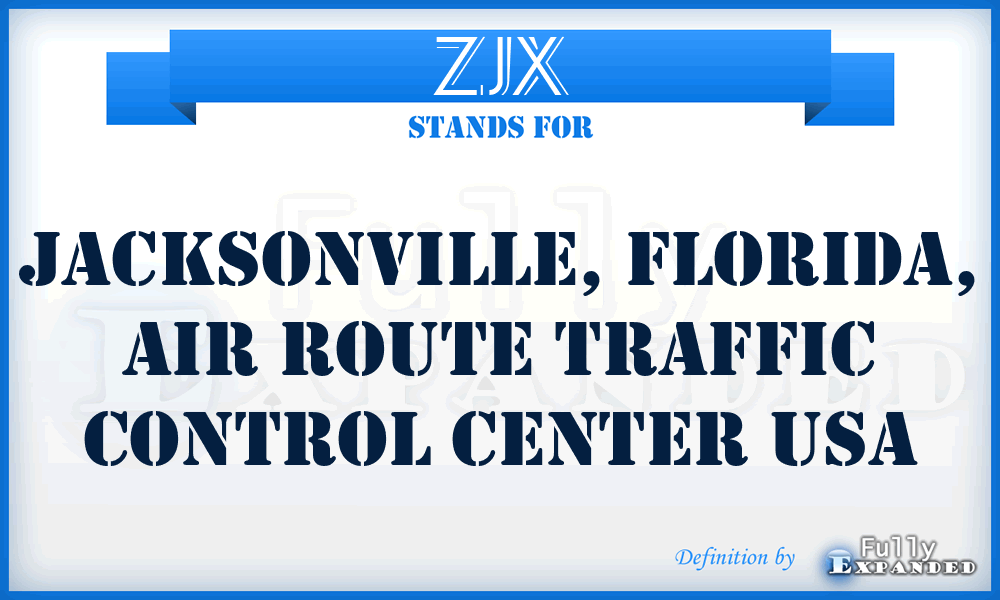 ZJX - Jacksonville, Florida, Air Route Traffic Control Center USA