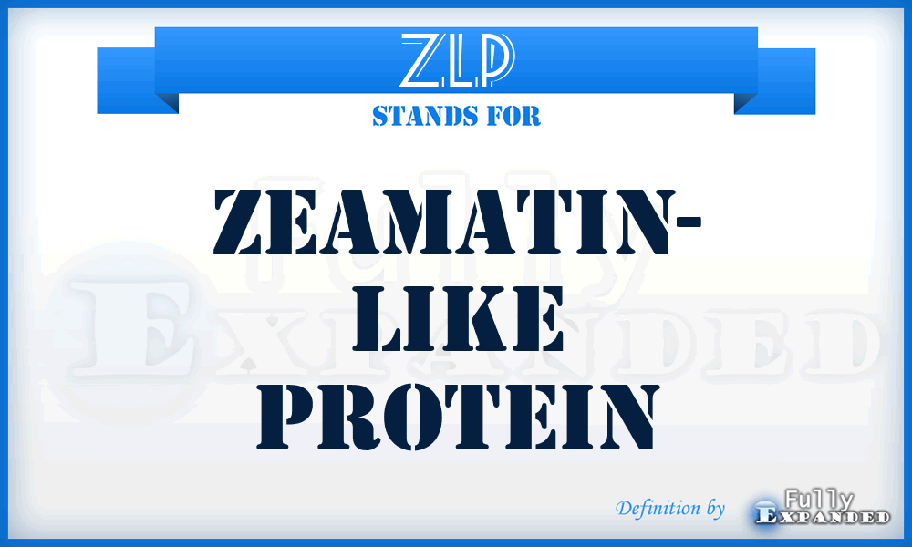 ZLP - Zeamatin- Like Protein