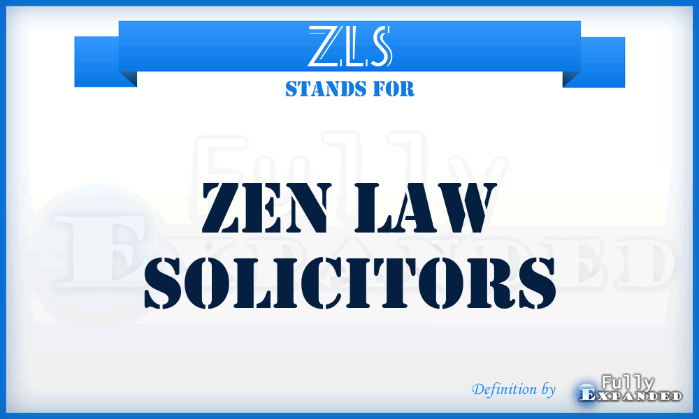 ZLS - Zen Law Solicitors