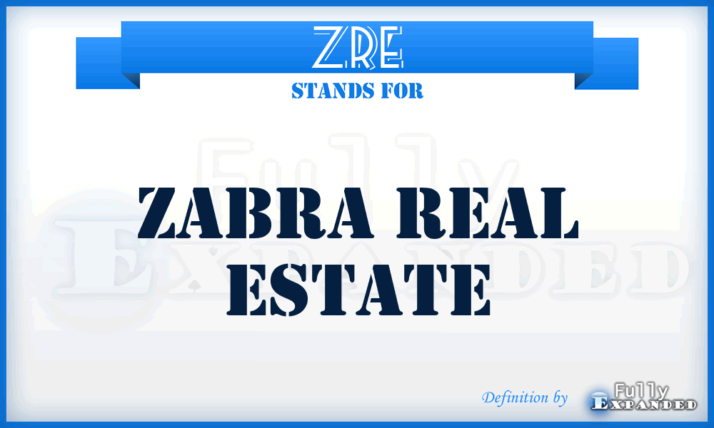 ZRE - Zabra Real Estate
