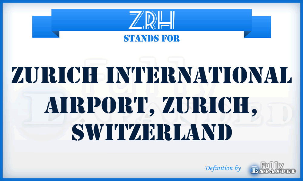 ZRH - Zurich International Airport, Zurich, Switzerland