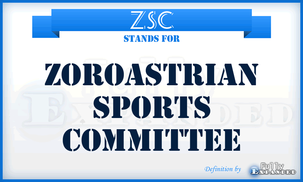 ZSC - Zoroastrian Sports Committee