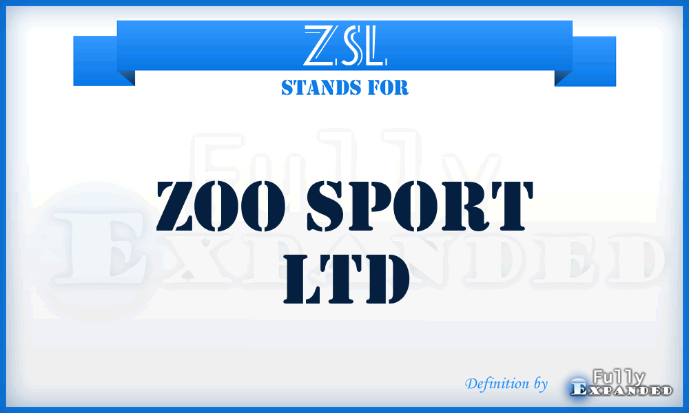 ZSL - Zoo Sport Ltd