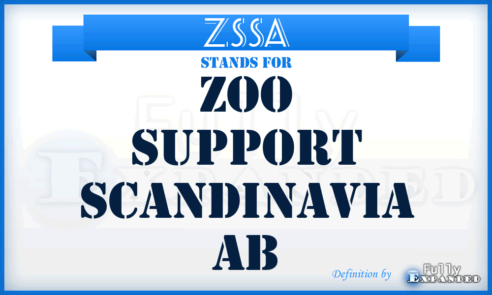 ZSSA - Zoo Support Scandinavia Ab