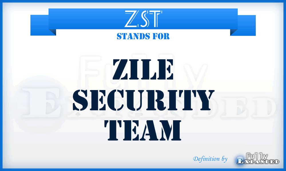 ZST - Zile Security TEAM