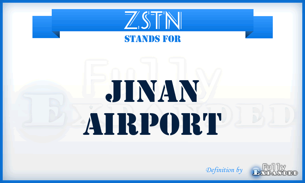ZSTN - Jinan airport