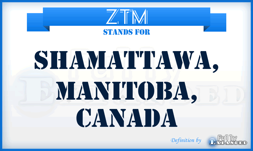 ZTM - Shamattawa, Manitoba, Canada