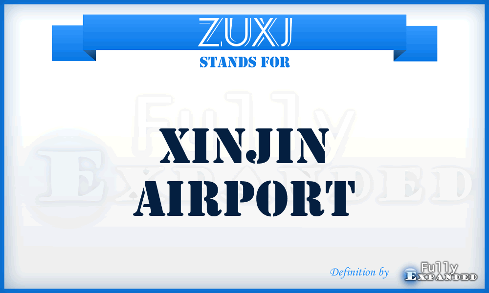 ZUXJ - Xinjin airport