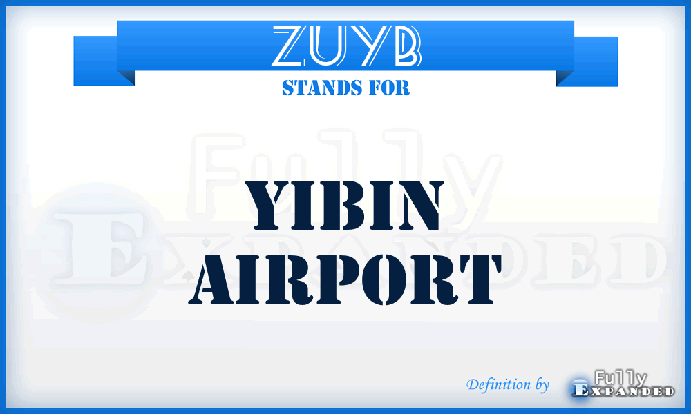 ZUYB - Yibin airport