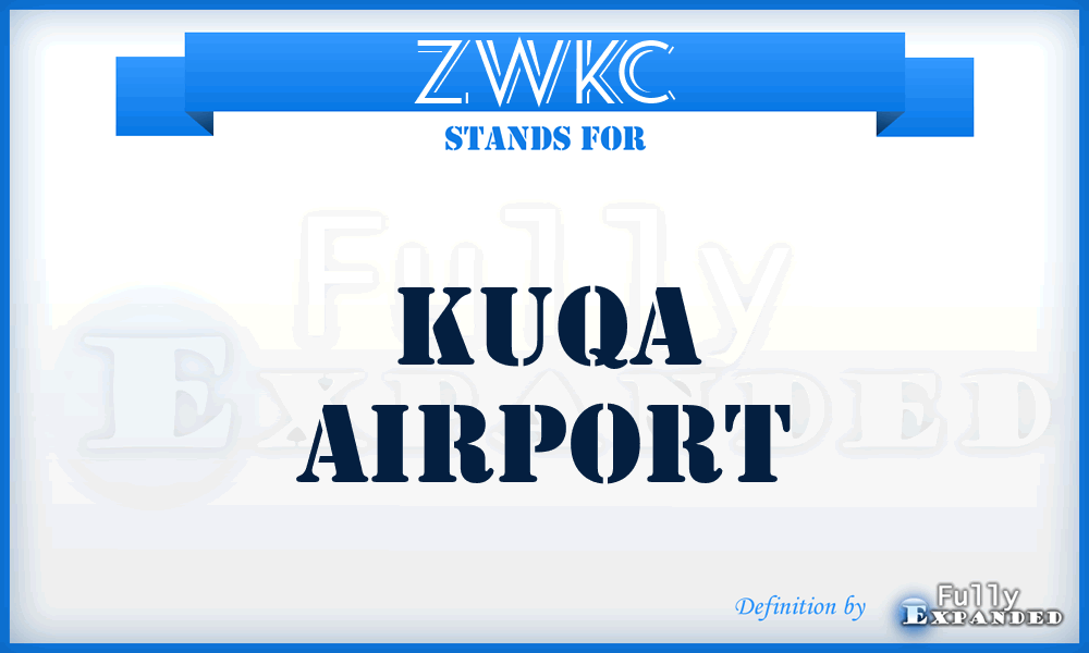 ZWKC - Kuqa airport