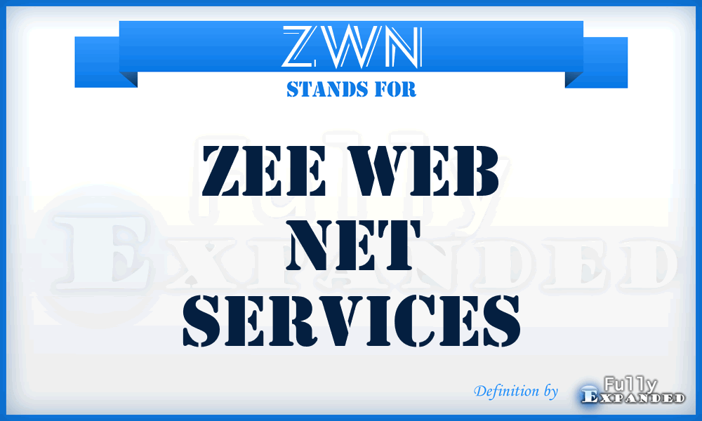 ZWN - Zee Web Net Services