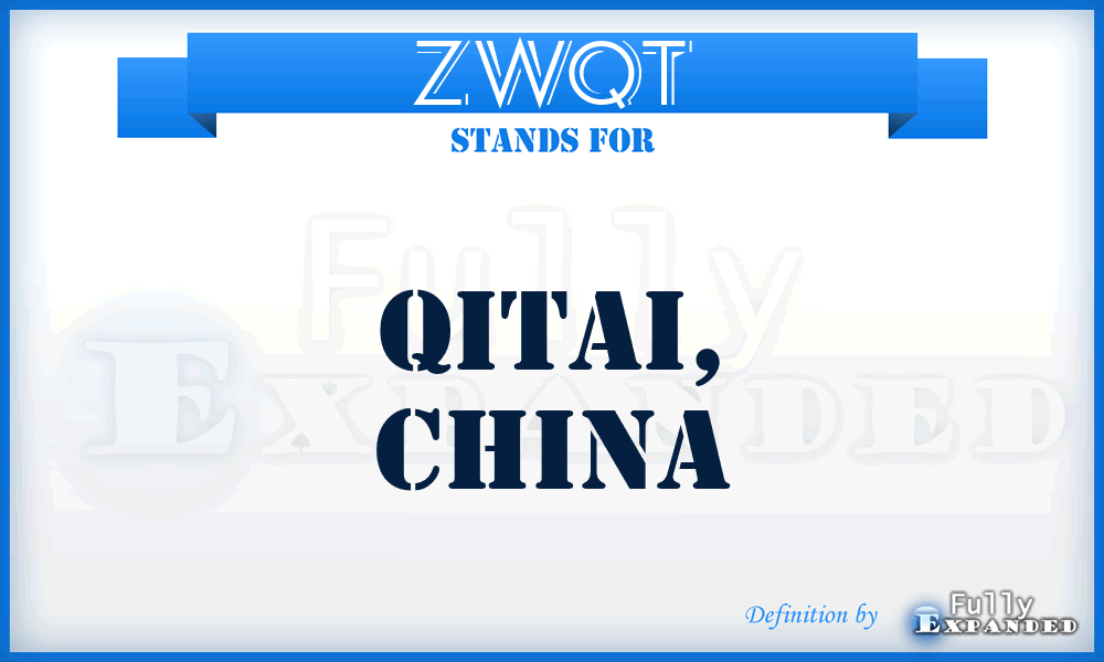 ZWQT - Qitai, China