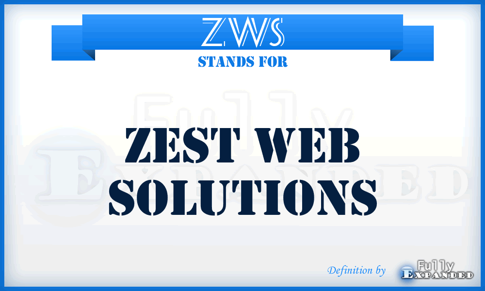 ZWS - Zest Web Solutions