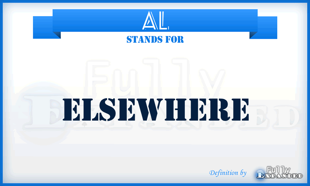 al - elsewhere