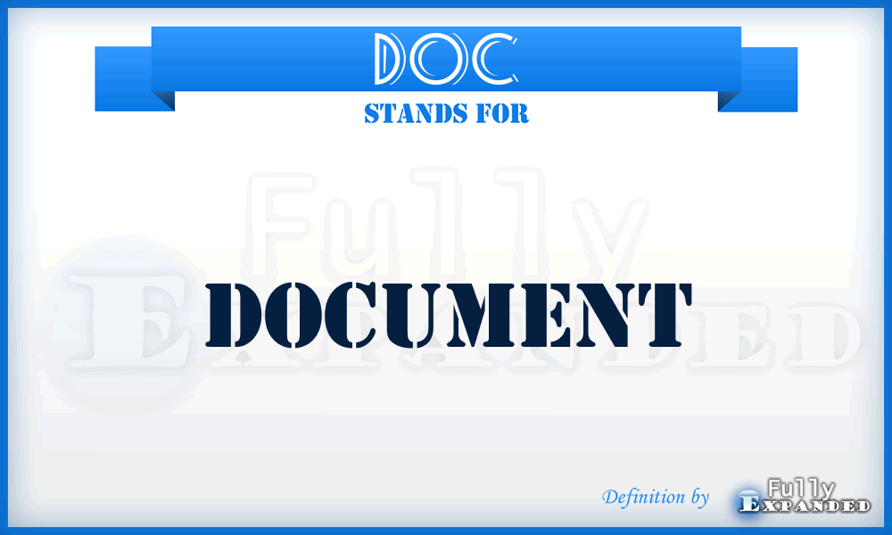 doc - document