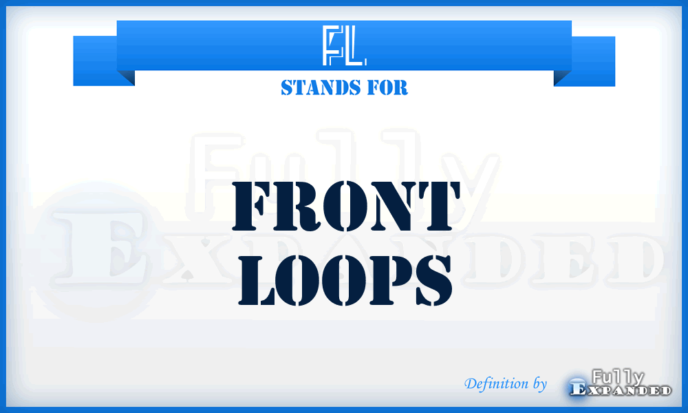 fl - Front loops