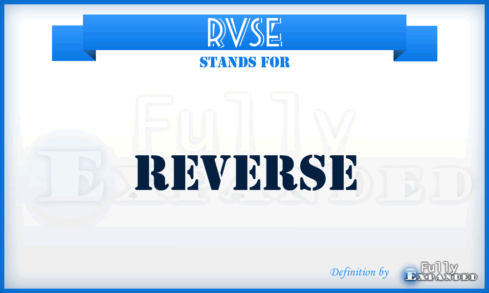 rvse - reverse